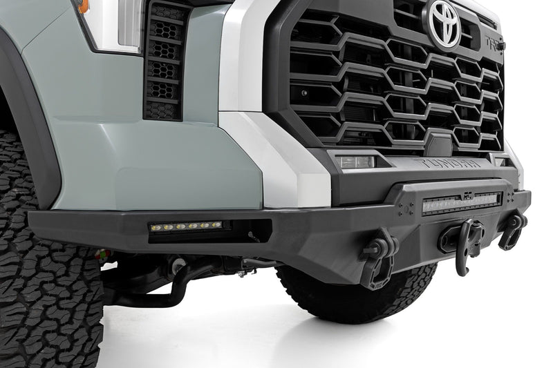 Rough Country Hybrid Front Bumper | 12000S | Blk LED | Toyota Tundra 2WD/4WD (2022-2025)