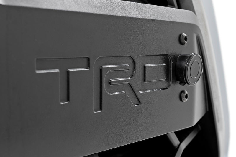 Rough Country Hybrid Front Bumper | 12000S | Blk LED w/ White DRL | Toyota Tundra (22-25)