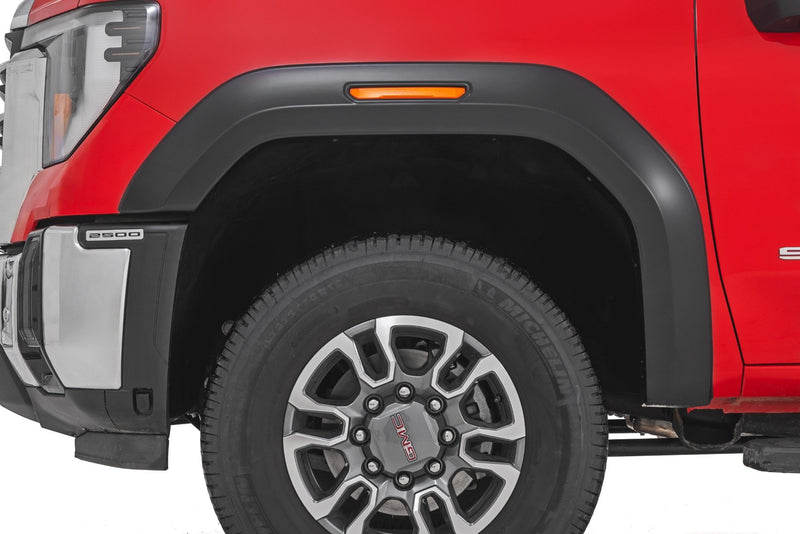 Rough Country Fender Flares | Sport | GBA Black | GMC Sierra 2500 HD/Sierra 3500 HD (20-25)