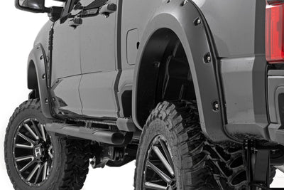 Rough Country Pocket Fender Flares | YZ Oxford White | Ford F-250/F-350 Super Duty (23-25)