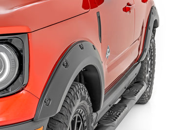 Rough Country Pocket Fender Flares | JS Iconic Silver | Ford Bronco Sport 4WD (2021-2025)