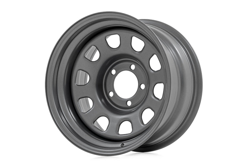 Rough Country Steel Wheel | Gray | 17x9 | 6x5.5 | 4.25 Bore | -12
