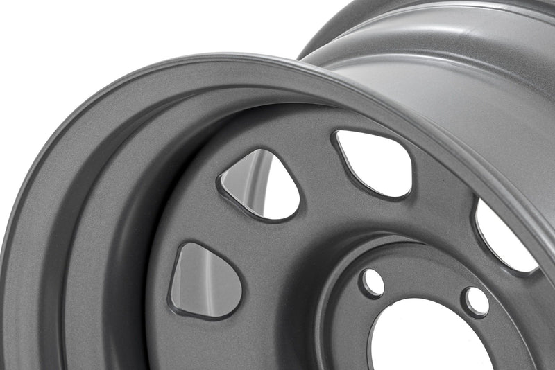 Rough Country Steel Wheel | Gray | 17x9 | 6x5.5 | 4.25 Bore | -12