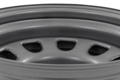 Rough Country Steel Wheel | Gray | 17x9 | 6x5.5 | 4.25 Bore | -12