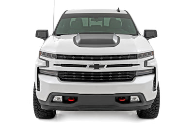 Hood Scoop | GLT Glacier Blue | Chevy Silverado 1500 2WD/4WD (2019-2026 & Classic)