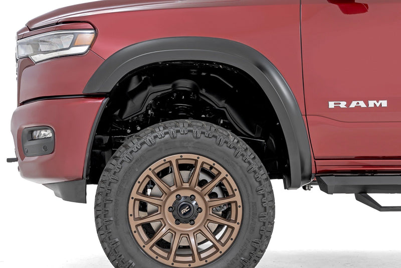 Rough Country Fender Flares | Sport | PR4 Flame Red | Ram 1500 2WD/4WD (2025)
