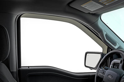 Side Window Deflectors | In Channel Rain Guard | Ford F-150/Lightning/F-250/F-350/Raptor (15-26)