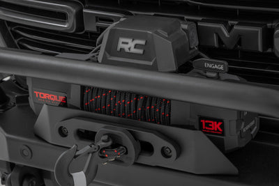 Rough Country Front Bumper | Tubular | Winch Mount | Ram 1500 2WD/4WD (2019-2024)