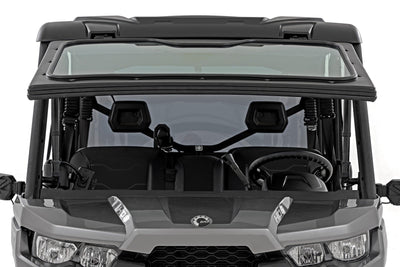 Rough Country Electric Tilt Windshield | Glass | Can-Am Defender HD 8/HD 9/HD 10