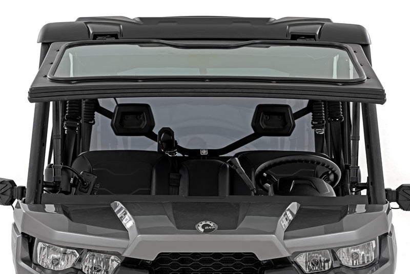 Rough Country Electric Tilt Windshield | Glass | Can-Am Defender HD 8/HD 9/HD 10