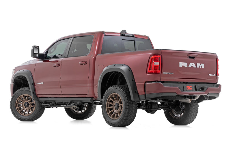 Rough Country Pocket Fender Flares | Gloss Black | Ram 1500 2WD/4WD (2025)