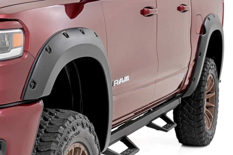Rough Country Pocket Fender Flares | Gloss Black | Ram 1500 2WD/4WD (2025)