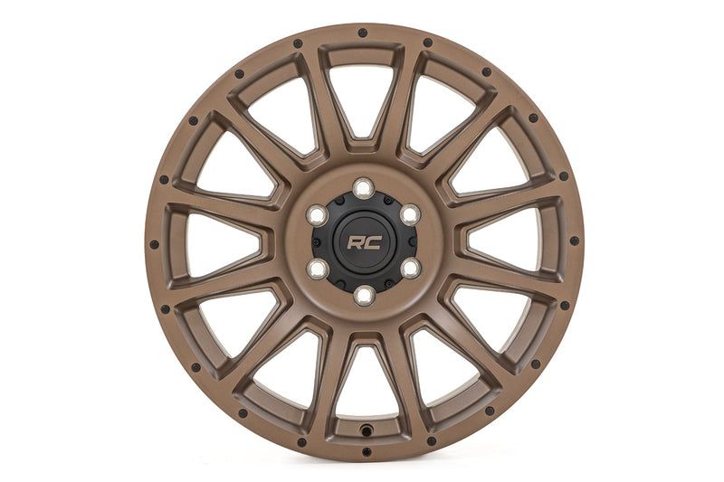 Rough Country 90 Series Wheel | One-Piece | Bronze | 18x9 | 6x135 | -12mm