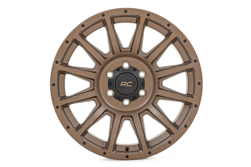 Rough Country 90 Series Wheel | One-Piece | Bronze | 18x9 | 8x180 | 0mm