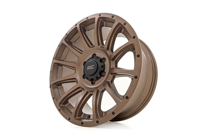 Rough Country Rough Country 90 Series Wheel | One-Piece | Bronze | 18x9 | 8x170 | -12mm