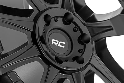Rough Country Rough Country 81 Series Wheel | One-Piece | Semi Gloss Black | 20x9 | 6x135 | -12mm