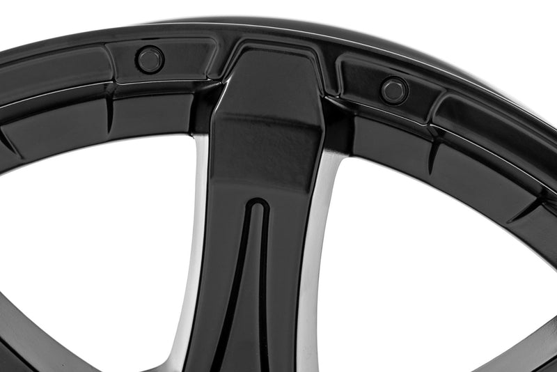 Rough Country Rough Country 81 Series Wheel | One-Piece | Semi Gloss Black | 20x9 | 6x135 | -12mm