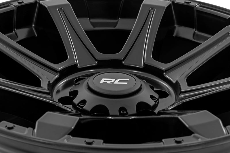 Rough Country Rough Country 81 Series Wheel | One-Piece | Semi Gloss Black | 20x9 | 6x135 | -12mm