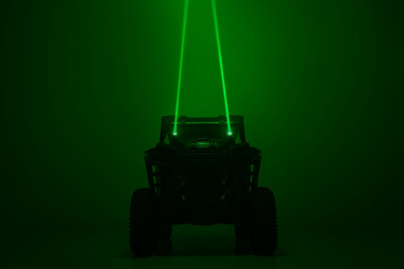 Rough Country Laser Whip Light Kit | RGBW | 1200 Lumens | Pair