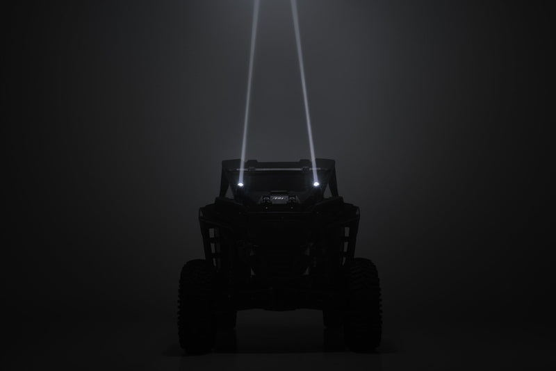 Rough Country Laser Whip Light Kit | RGBW | 1200 Lumens | Pair
