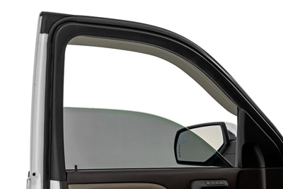 Side Window Deflectors | Tape On Rain Guard | Chevy/GMC 1500/2500HD/3500HD 2WD/4WD