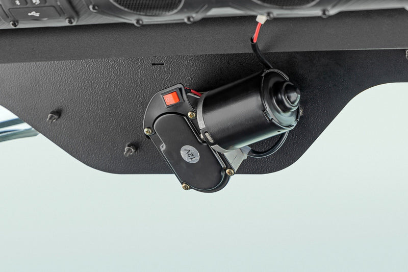 Rough Country Universal UTV Powered Wiper w/Washer Tank | 16" Blade