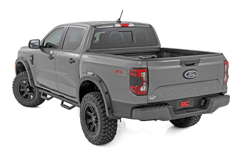 Rough Country Pocket Fender Flares | JS Iconic Silver | Ford Ranger 2WD/4WD (2024-2025)