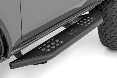 Rough Country OV2 Running Boards | Side Step Bars | 2-Door | Ford Bronco (2 Door) (21-25)