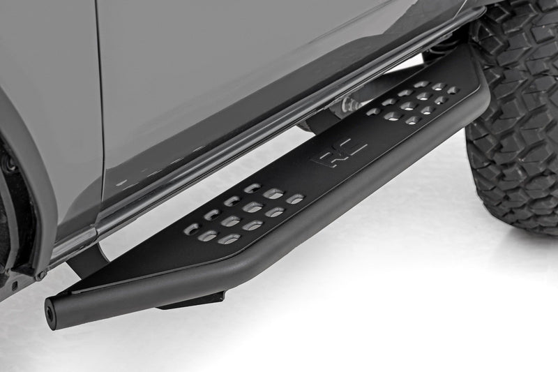 Rough Country OV2 Running Boards | Side Step Bars | 2-Door | Ford Bronco (2 Door) (21-25)