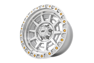 Rough Country 85 Series Wheel | Simulated Beadlock | Full Machine | 17x9 | 6x5.5 | -12mm