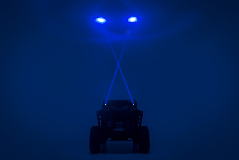Rough Country Laser Whip Light Kit | RGBW | 2400 Lumens | Pair