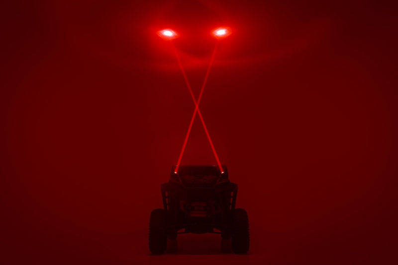 Rough Country Laser Whip Light Kit | RGBW | 2400 Lumens | Pair