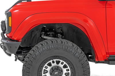 Rough Country Fender Flares | PQ Race Red | Ford Bronco 4WD (2021-2025)
