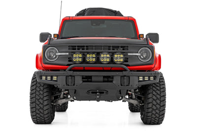 Rough Country Fender Flares | PQ Race Red | Ford Bronco 4WD (2021-2025)