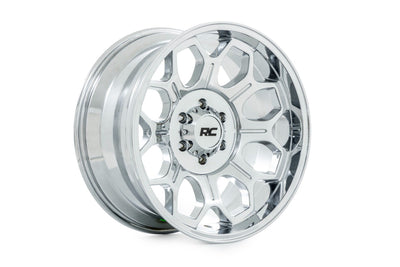 Rough Country Rough Country 77 Series Wheel | One-Piece |Chrome | 22x12 | 6x5.5 | -44mm