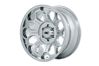 Rough Country Rough Country 77 Series Wheel | One-Piece |Chrome | 22x12 | 6x5.5 | -44mm