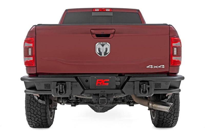 Rough Country Rear Bumper | Tubular | Ram 2500/3500 2WD/4WD (2010-2025)