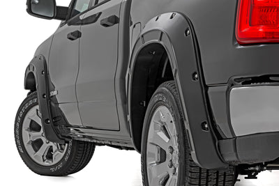 Rough Country Fender Flares | Defender | PSC Billet Silver | Ram 1500 2WD/4WD (2025)