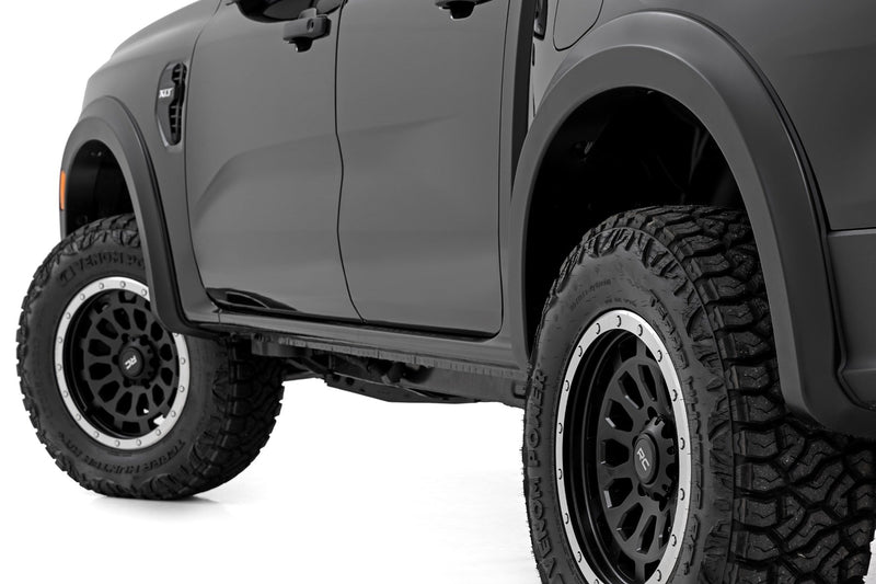 Rough Country Fender Flares | Sport | JS Iconic Siver | Ford Ranger 2WD/4WD (2024-2025)