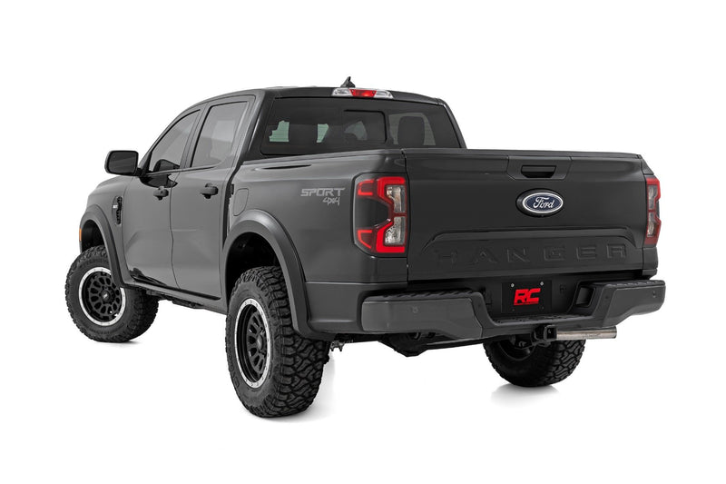 Rough Country Fender Flares | Sport | JS Iconic Siver | Ford Ranger 2WD/4WD (2024-2025)