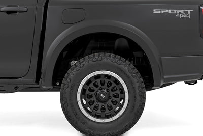 Rough Country Fender Flares | Sport | JS Iconic Siver | Ford Ranger 2WD/4WD (2024-2025)