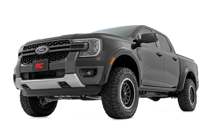 Rough Country Fender Flares | Sport | JS Iconic Siver | Ford Ranger 2WD/4WD (2024-2025)