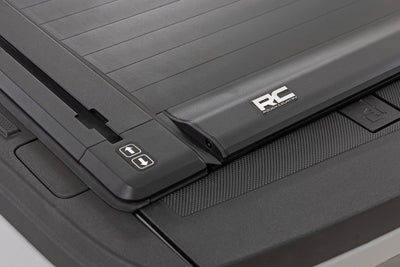Rough Country Powered Retractable Bed Cover | 5'7" Bed | Ford F-150 2WD/4WD (2015-2025)