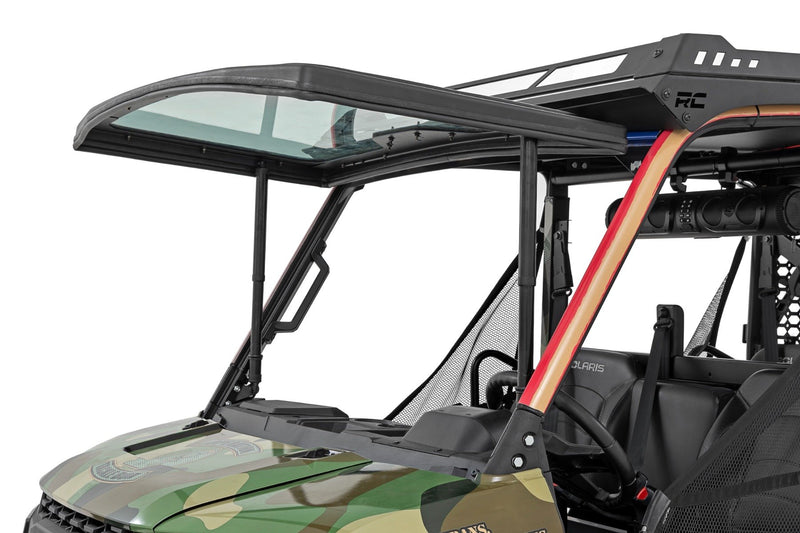 Rough Country Electric Tilt Windshield | Glass | Formed Frame | Polaris Ranger XP 1000