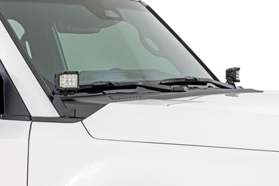 LED Light Kit | Ditch Mount | 2" Black Pair | Flood | Toyota Land Cruiser (24-25)