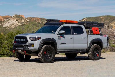 Rough Country Fender Flares | Defender | 4V6 Quicksand | Toyota Tacoma 2WD/4WD (2016-2023)