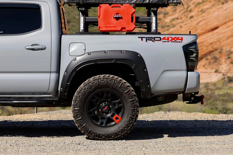 Rough Country Fender Flares | Defender | 8W2 Cavalry Blue | Toyota Tacoma 2WD/4WD (16-23)