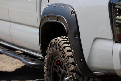 Rough Country Fender Flares | Defender | 8W2 Cavalry Blue | Toyota Tacoma 2WD/4WD (16-23)