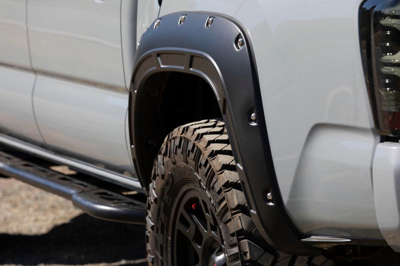 Rough Country Fender Flares | Defender | 8W2 Cavalry Blue | Toyota Tacoma 2WD/4WD (16-23)