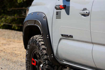 Rough Country Fender Flares | Defender | 8W2 Cavalry Blue | Toyota Tacoma 2WD/4WD (16-23)